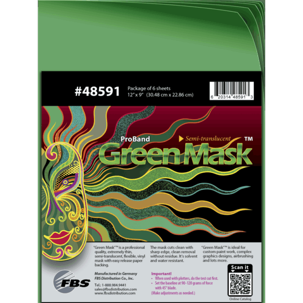 GREEN MASK- PLOTTERIKALVO - Image 2